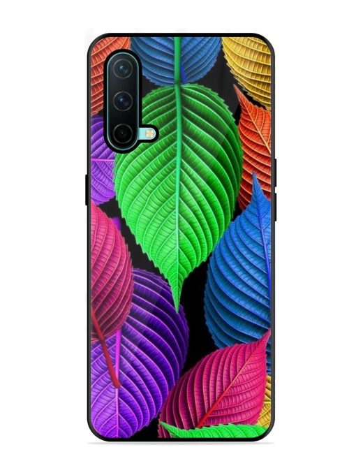 Rainbow Leaf Symphony Glossy Soft Edge Case for Oneplus Nord Ce (5G) Chachhi