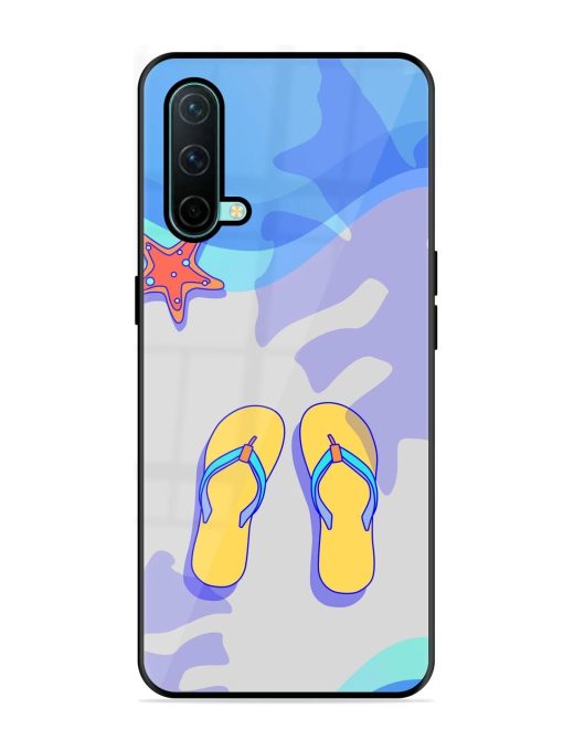 Sandy Toes And Salty Seas Glossy Soft Edge Case for Oneplus Nord Ce (5G) Chachhi