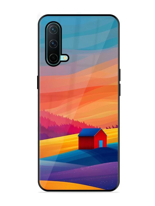 Sunset Solitude Glossy Soft Edge Case for Oneplus Nord Ce (5G) Chachhi