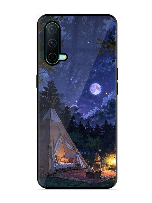 Moonlight Camping Glossy Soft Edge Case for Oneplus Nord Ce (5G) Chachhi