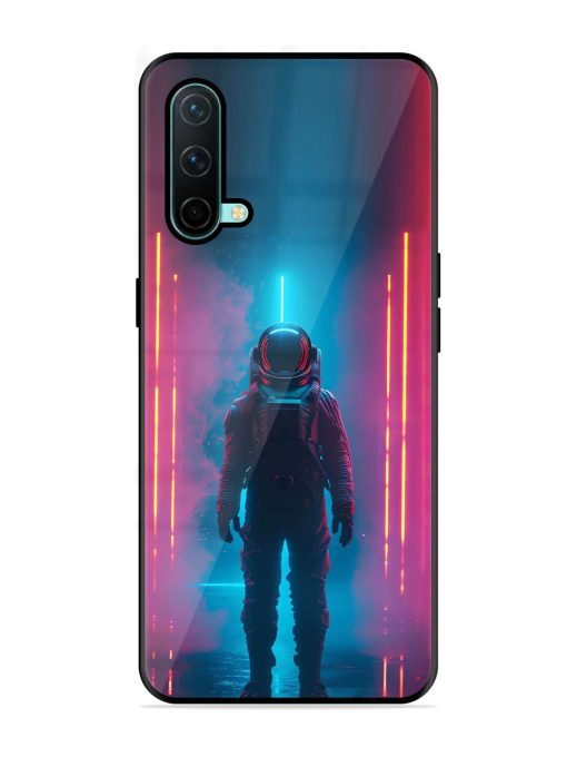 Neon Astronaut Glossy Soft Edge Case for Oneplus Nord Ce (5G) Chachhi