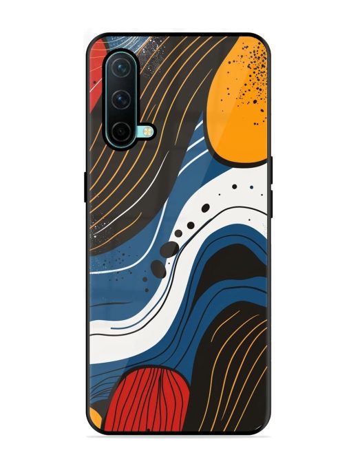 Abstract Expression Glossy Soft Edge Case for Oneplus Nord Ce (5G) Chachhi