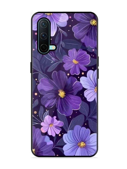 Purple Paradise Glossy Soft Edge Case for Oneplus Nord Ce (5G) Chachhi