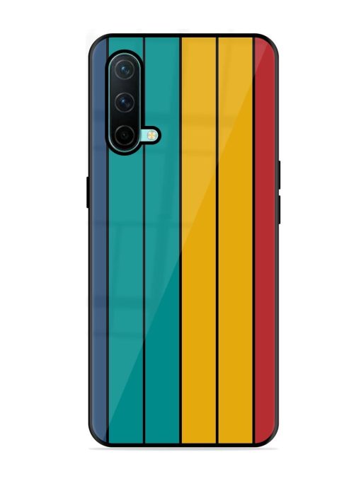 Retro Stripes Glossy Soft Edge Case for Oneplus Nord Ce (5G) Chachhi