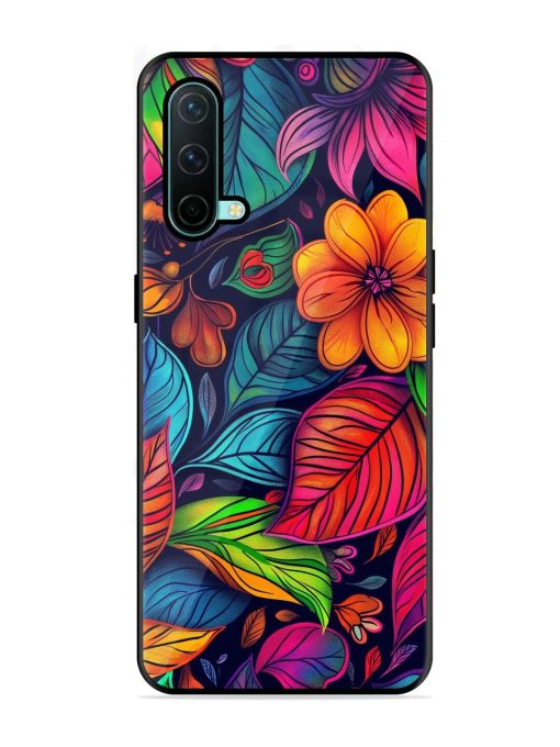 Rainbow Of Blooms Glossy Soft Edge Case for Oneplus Nord Ce (5G) Chachhi