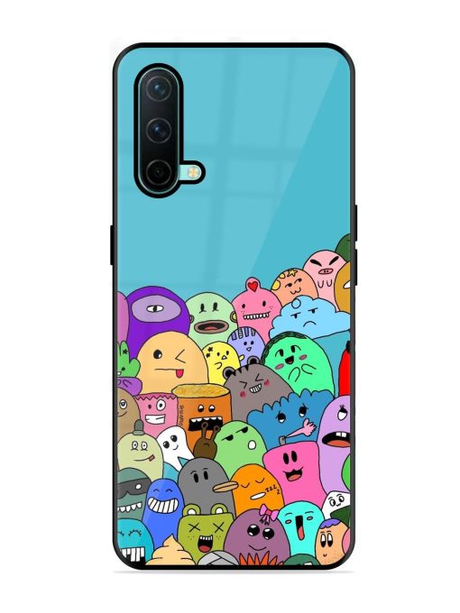 Monster Mash Glossy Soft Edge Case for Oneplus Nord Ce (5G) Chachhi