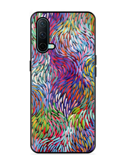 Vibrant Waves Glossy Soft Edge Case for Oneplus Nord Ce (5G) Chachhi