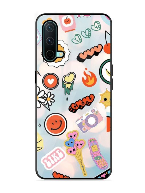 Cheerful Glossy Soft Edge Case for Oneplus Nord Ce (5G) Chachhi