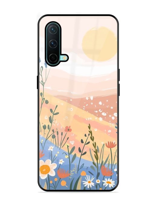 Golden Hour Blooms Glossy Soft Edge Case for Oneplus Nord Ce (5G) Chachhi