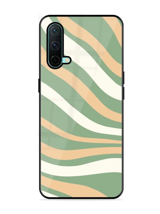 Wavy Pastel Paradise Glossy Soft Edge Case for Oneplus Nord Ce (5G) Chachhi