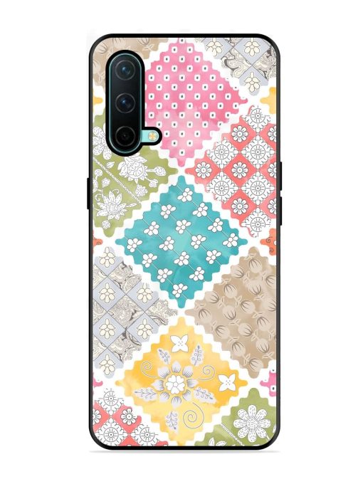 Patchwork Dreamscape Glossy Soft Edge Case for Oneplus Nord Ce (5G) Chachhi