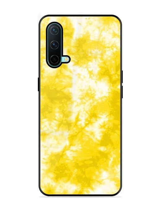 Golden Tie-Dye Twirl Glossy Soft Edge Case for Oneplus Nord Ce (5G) Chachhi