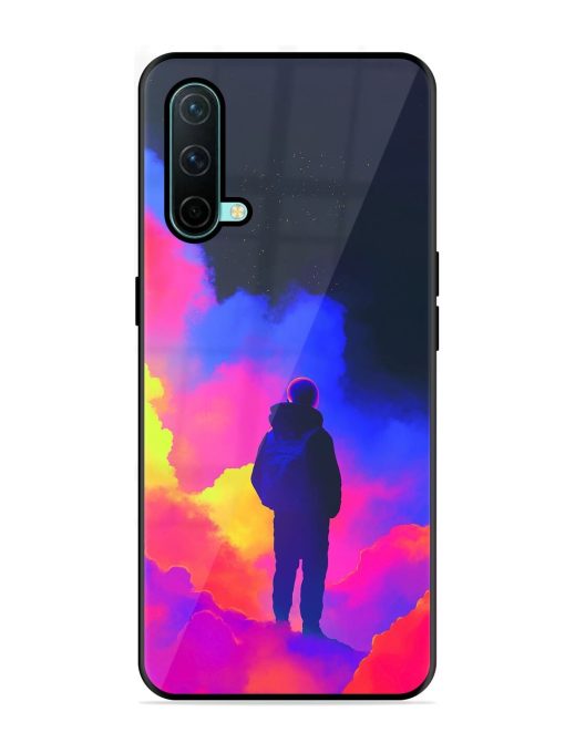 Cosmic Wanderer Glossy Soft Edge Case for Oneplus Nord Ce (5G) Chachhi