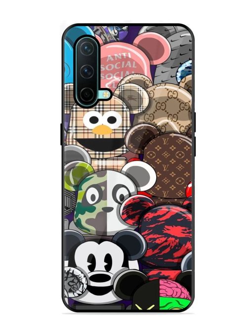 Streetwear Bearbrick Extravaganza Glossy Soft Edge Case for Oneplus Nord Ce (5G)