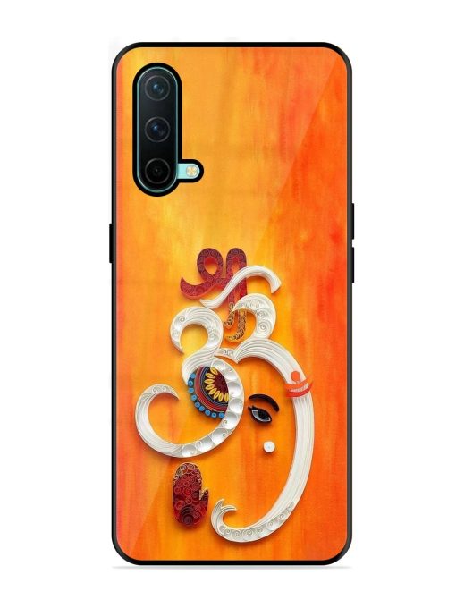 Ganesha In Quilling Art Glossy Soft Edge Case for Oneplus Nord Ce (5G) Chachhi