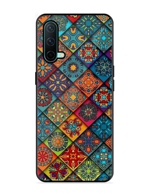 Patchwork Mandala Mosaic Glossy Soft Edge Case for Oneplus Nord Ce (5G) Chachhi