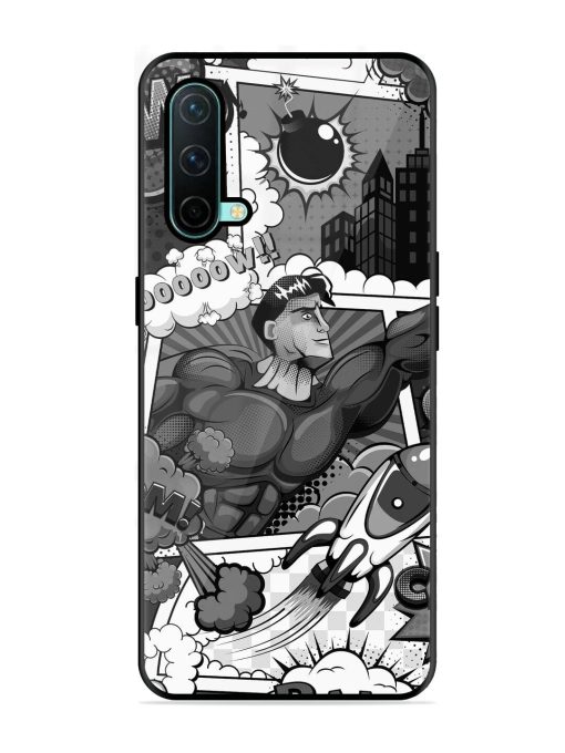 Comic Book Chaos Glossy Soft Edge Case for Oneplus Nord Ce (5G) Chachhi