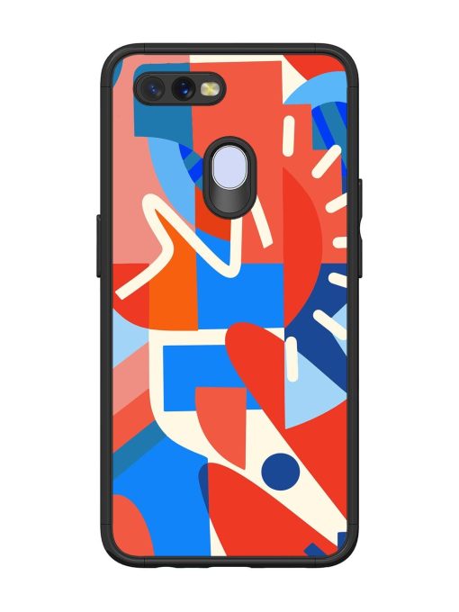 Abstract Harmony Glossy Soft Edge Case for Oppo A11K Chachhi