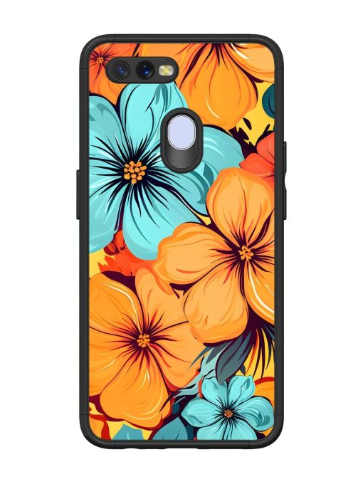 Tropical Bloom Glossy Soft Edge Case for Oppo A11K Chachhi