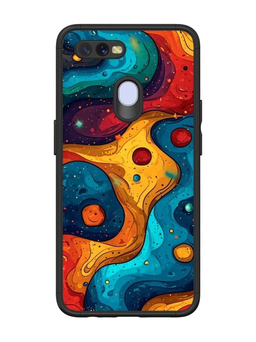 Cosmic Swirl Glossy Soft Edge Case for Oppo A11K Chachhi