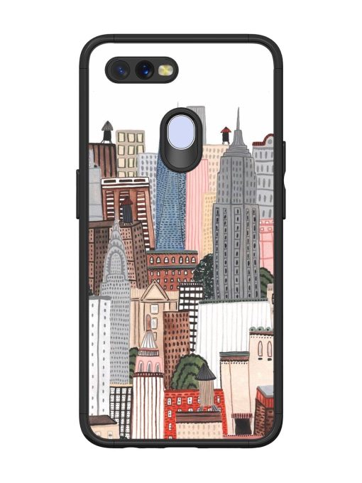 Cityscape Dreams Glossy Soft Edge Case for Oppo A11K Chachhi