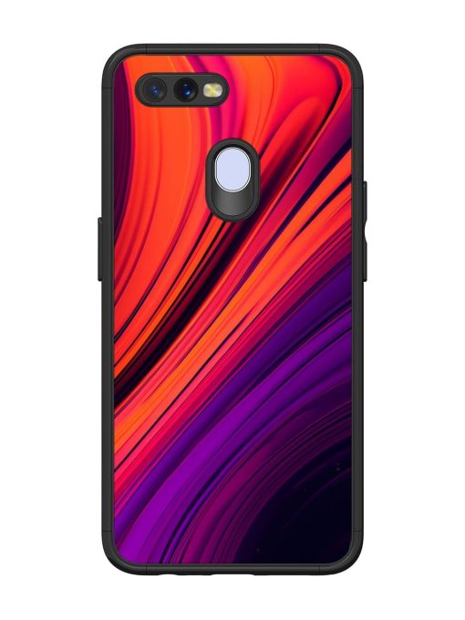 Crimson Curls Glossy Soft Edge Case for Oppo A11K Chachhi