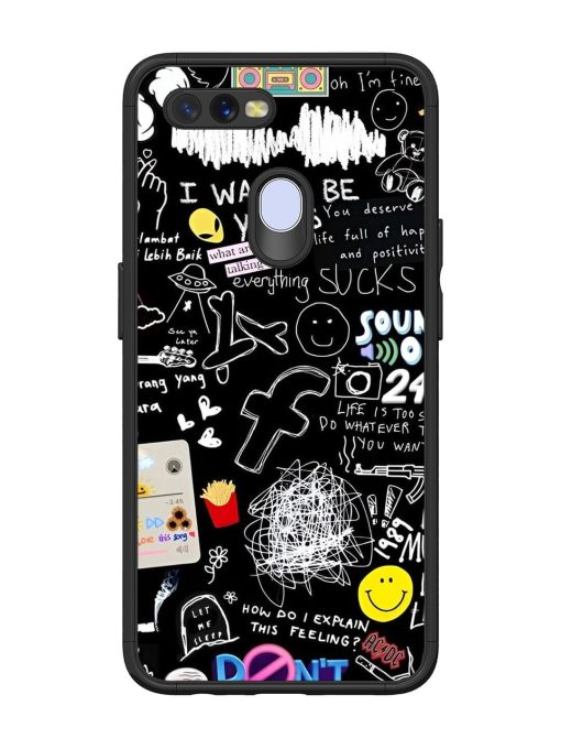 Doodle Diary Glossy Soft Edge Case for Oppo A11K Chachhi