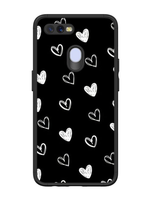 Scattered Hearts Glossy Soft Edge Case for Oppo A11K Chachhi