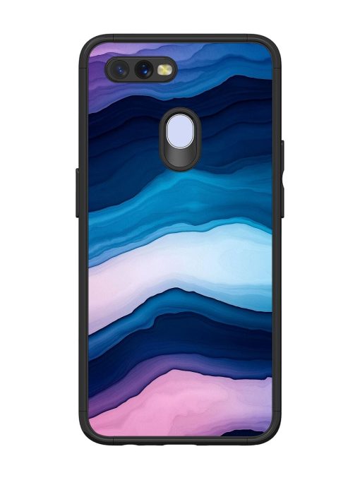 Oceanic Layers Glossy Soft Edge Case for Oppo A11K Chachhi