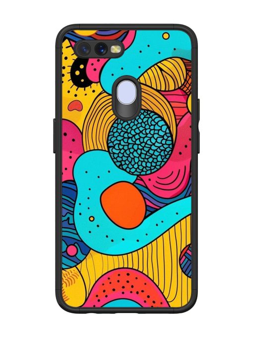 Psychedelic Patterns Glossy Soft Edge Case for Oppo A11K