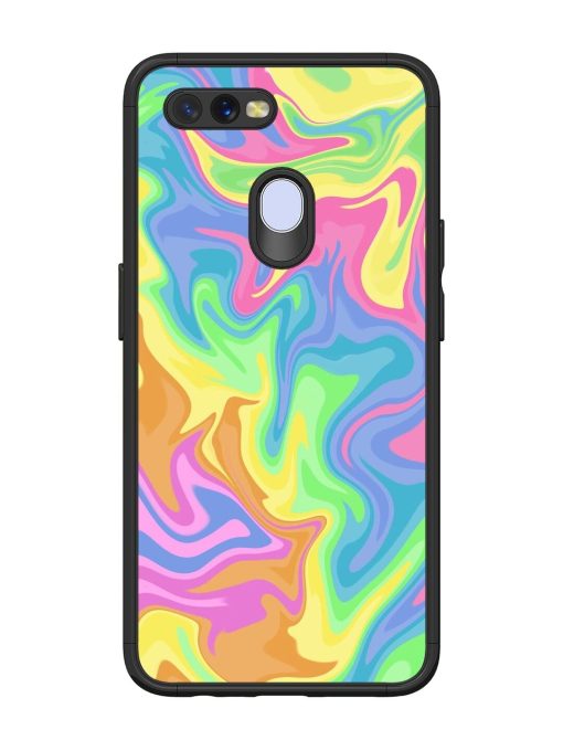 Whimsical Swirl Glossy Soft Edge Case for Oppo A11K