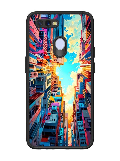 Skyward City Glossy Soft Edge Case for Oppo A11K Chachhi