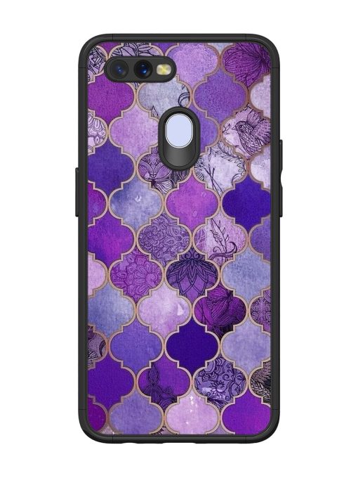 Purple Mosaic Magic Glossy Soft Edge Case for Oppo A11K Chachhi