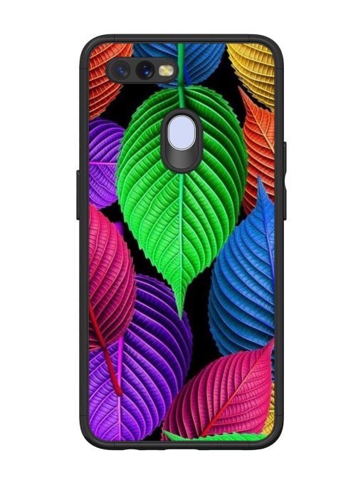 Rainbow Leaf Symphony Glossy Soft Edge Case for Oppo A11K Chachhi