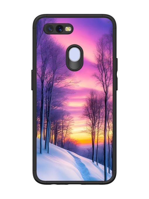 Winter'S Purple Haze Glossy Soft Edge Case for Oppo A11K Chachhi