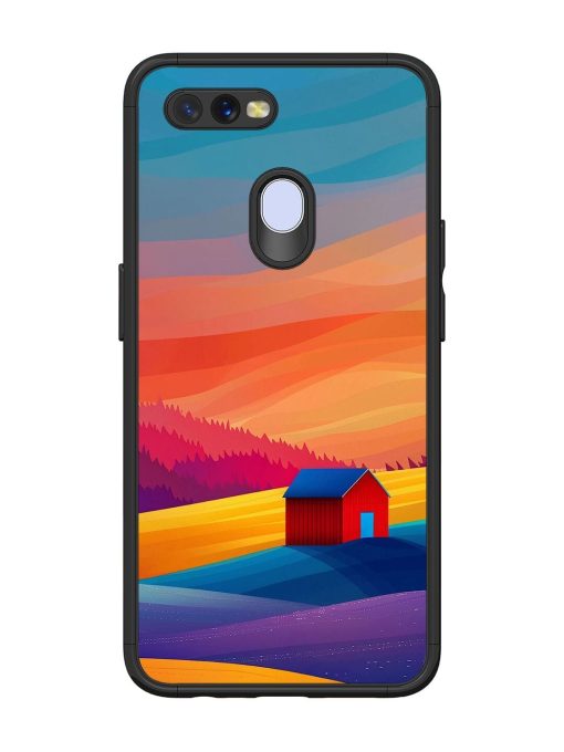 Sunset Solitude Glossy Soft Edge Case for Oppo A11K Chachhi