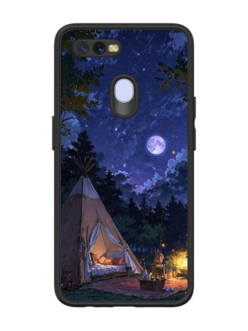 Moonlight Camping Glossy Soft Edge Case for Oppo A11K Chachhi