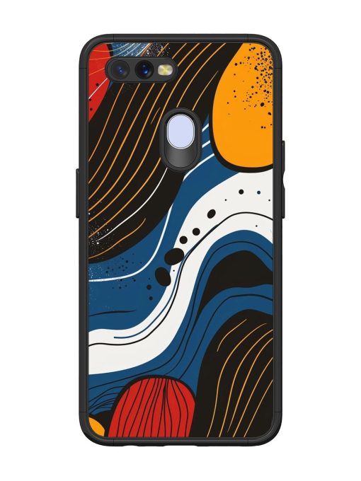 Abstract Expression Glossy Soft Edge Case for Oppo A11K Chachhi