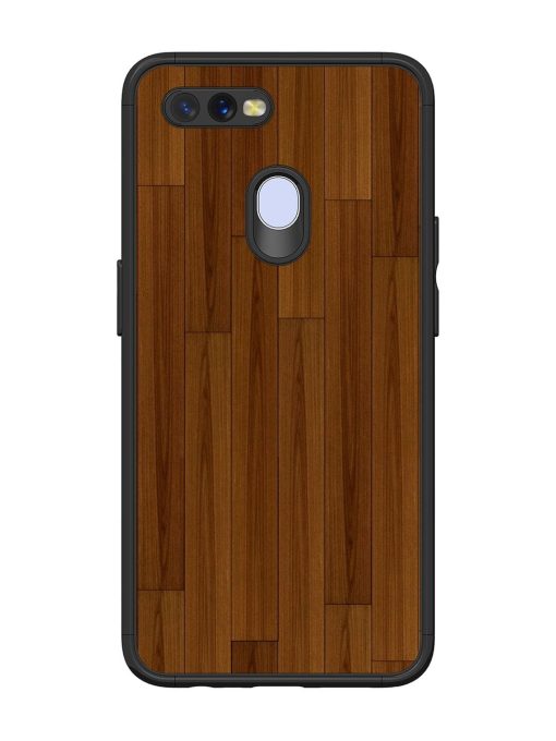 Warm Woodgrain Glossy Soft Edge Case for Oppo A11K Chachhi