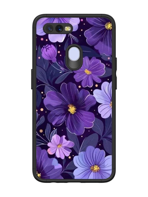 Purple Paradise Glossy Soft Edge Case for Oppo A11K Chachhi