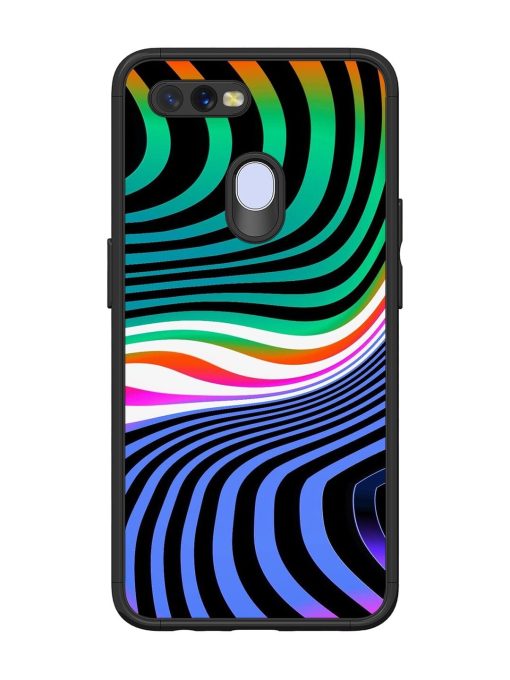 Psychedelic Waves Glossy Soft Edge Case for Oppo A11K