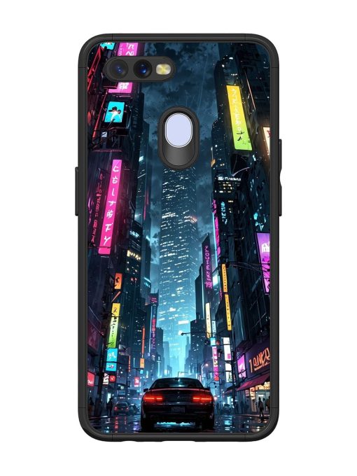 Neon Nightscape Glossy Soft Edge Case for Oppo A11K Chachhi