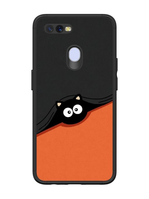 Peek-A-Boo Kitty Glossy Soft Edge Case for Oppo A11K Chachhi