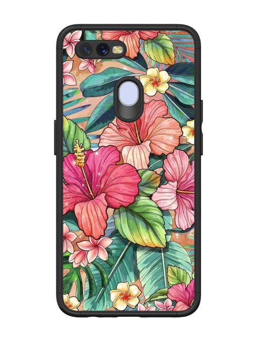 Tropical Tapestry Glossy Soft Edge Case for Oppo A11K Chachhi