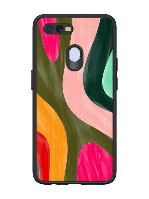 Wavy Wonderland Glossy Soft Edge Case for Oppo A11K Chachhi