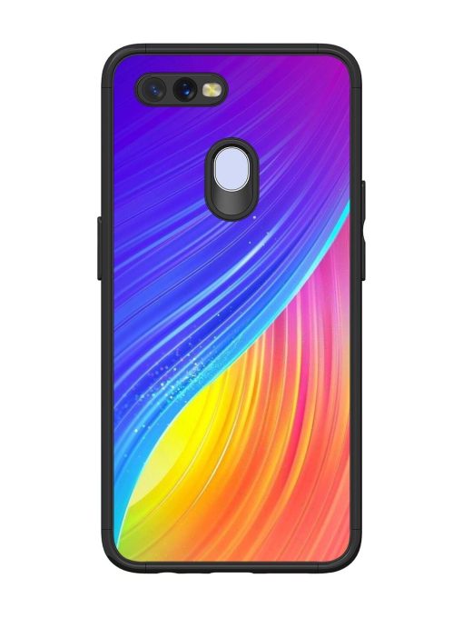 Neon Swirl Glossy Soft Edge Case for Oppo A11K Chachhi