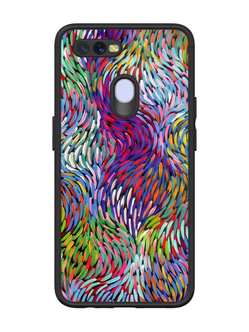 Vibrant Waves Glossy Soft Edge Case for Oppo A11K Chachhi