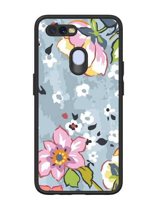 Floral Fantasy Glossy Soft Edge Case for Oppo A11K Chachhi