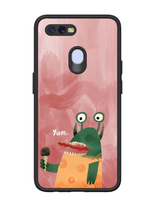 Hungry Monster Glossy Soft Edge Case for Oppo A11K Chachhi