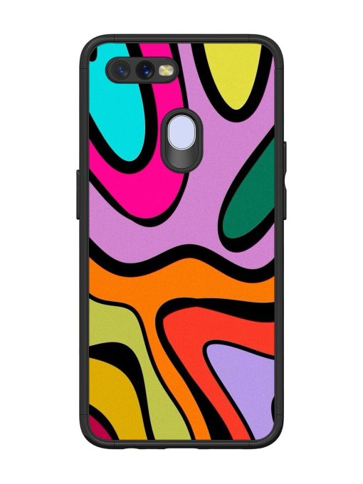 Groovy Swirls Glossy Soft Edge Case for Oppo A11K